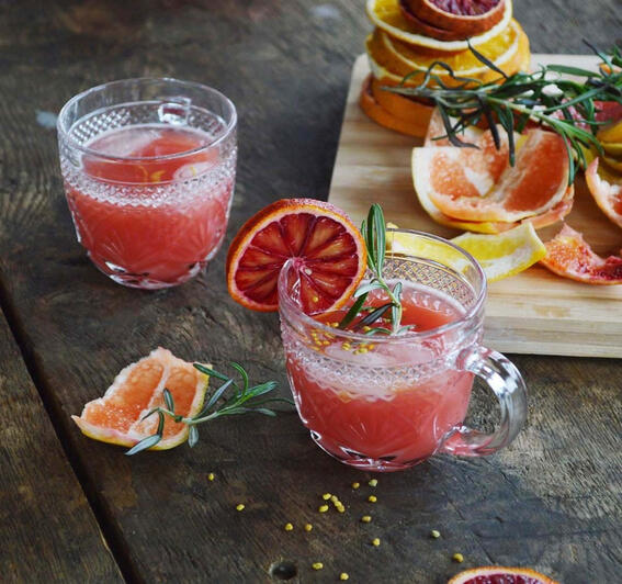 Pretty in Pink Citrus Juice